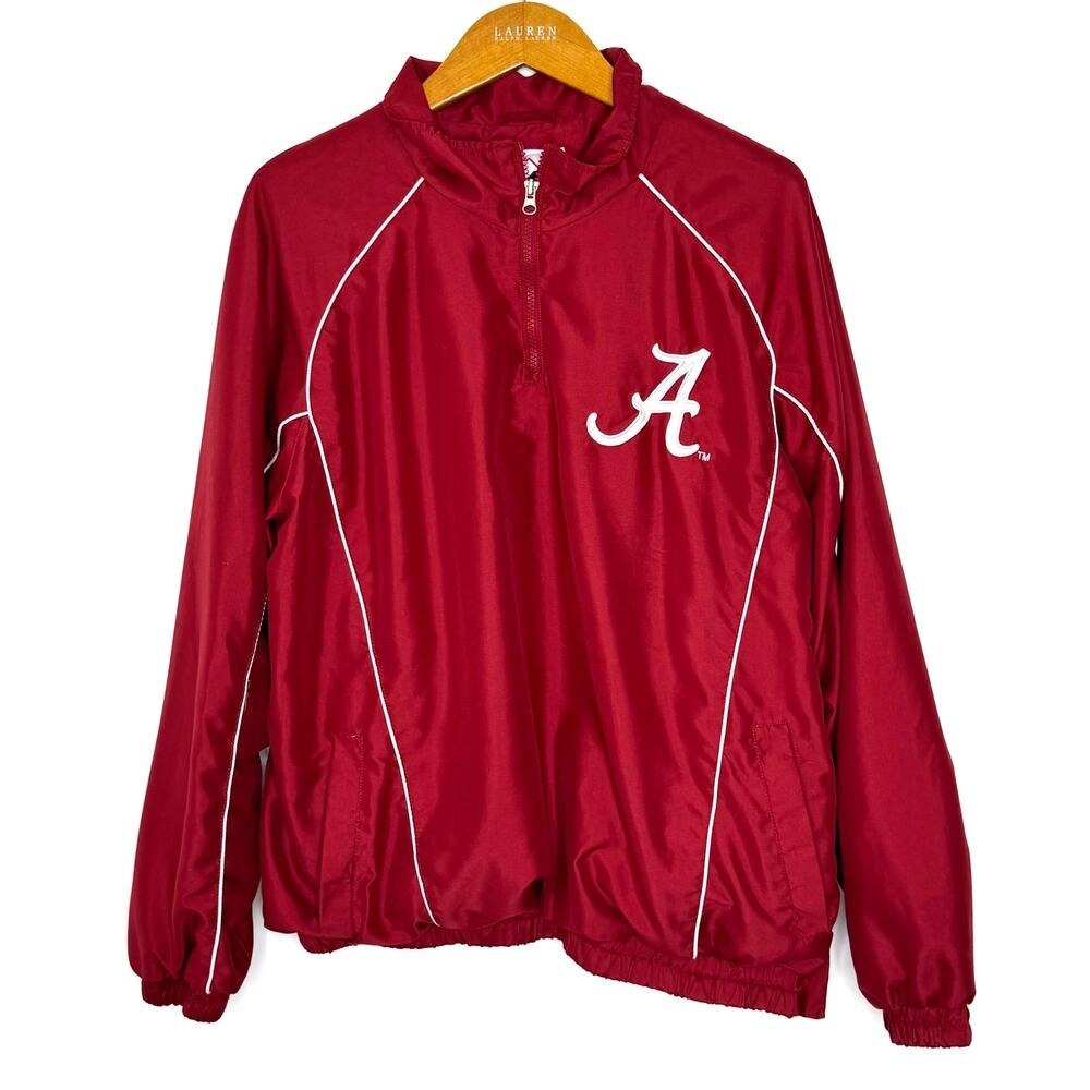 58‎ sports Crimson Tide pullover 1/4 zip windbreaker